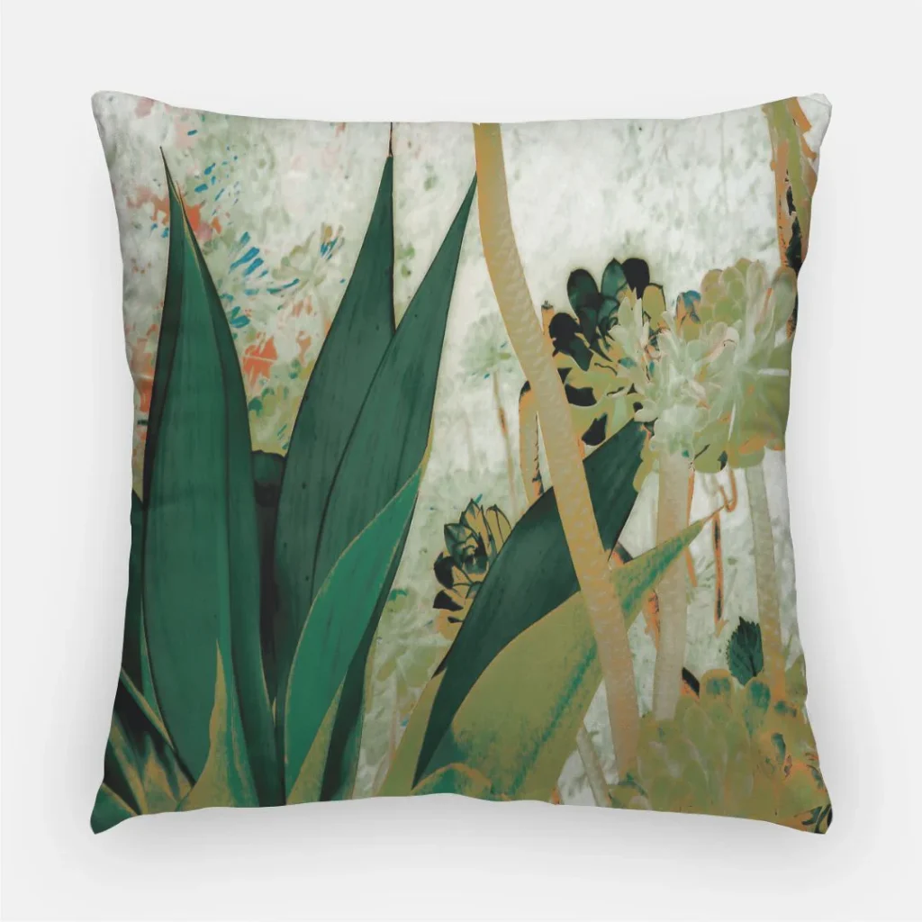 Cali Flora Square Pillow