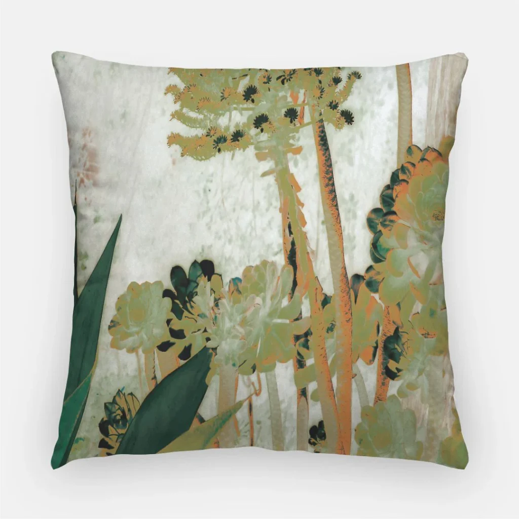 Cali Flora Square Pillow