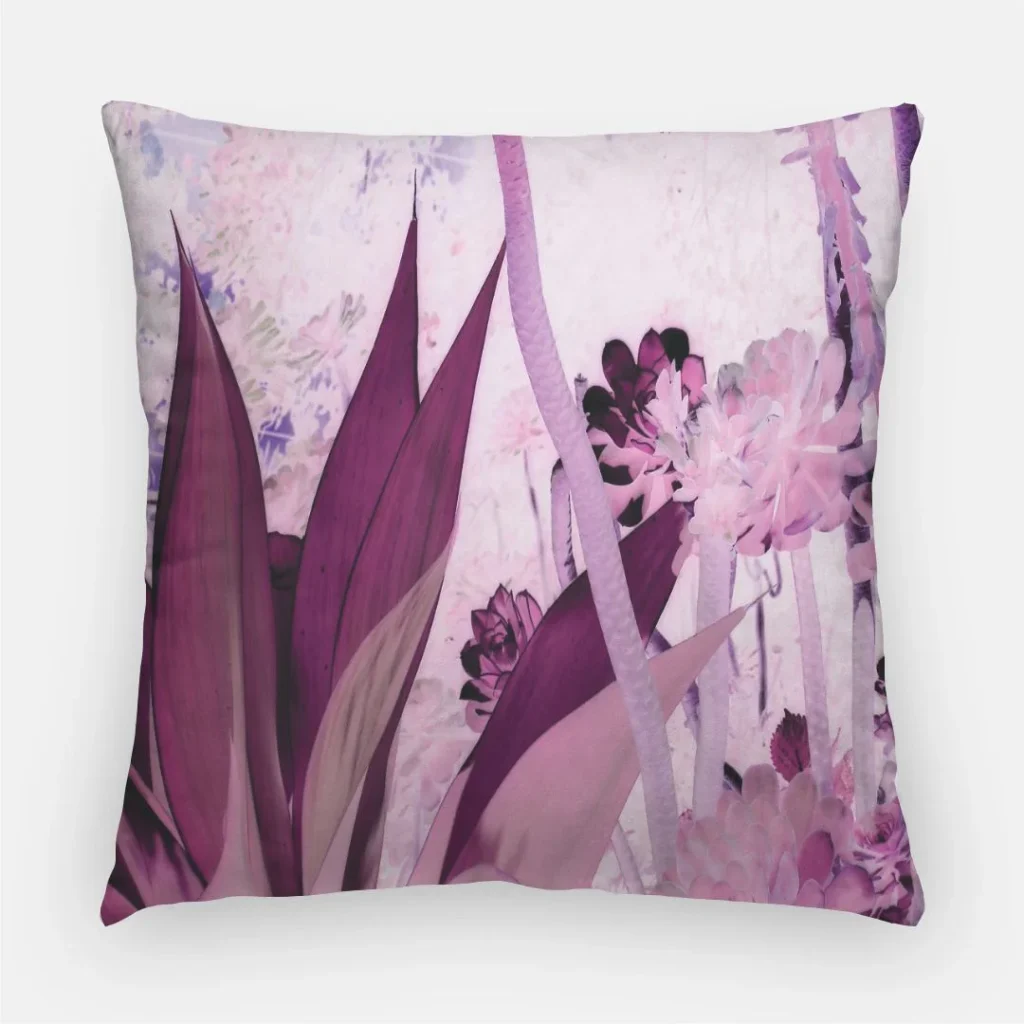 Cali Flora Square Pillow