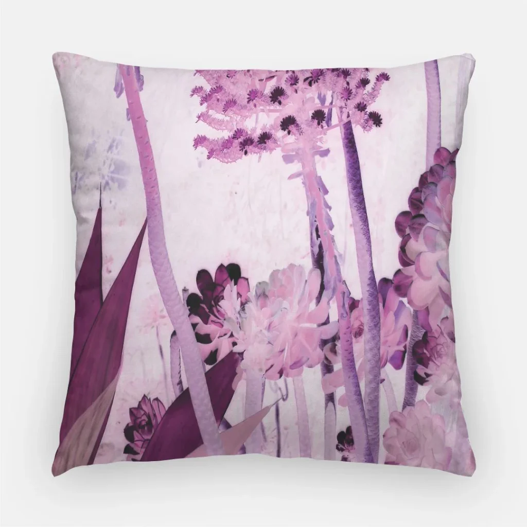 Cali Flora Square Pillow