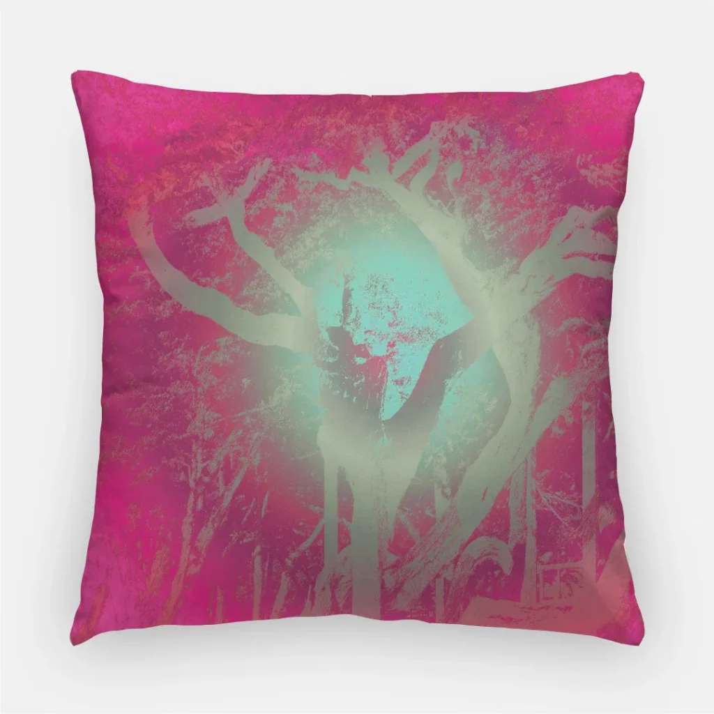 Carmel Tree Square Pillow