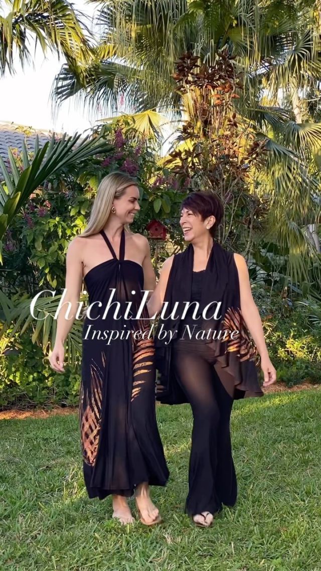 Wrap yourself in our luscious bamboo jersey collection, sustainably handcrafted in South Florida. 💚🌿 
Always inspired by the colors and magic of nature. 

#earthdayeveryday 
#TheNeomiDress #TheCandaceCoverup #TheOmPants 
#resortwear 
#sustainablefashion 
#naturalfabrics
#bamboo #handprinted #originalprints #handmade 
#cruisewear